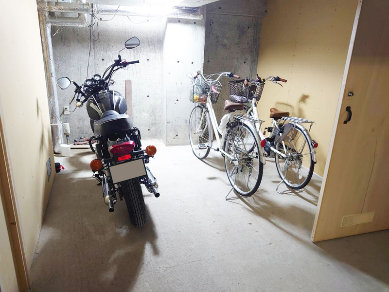 バイク駐車スペース