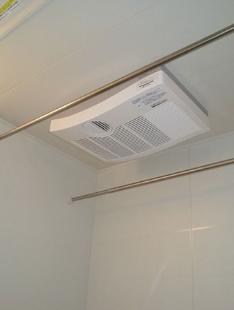 施工後の浴室喚起暖房乾燥機