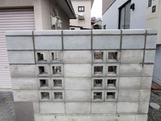 ブロック塀補修後