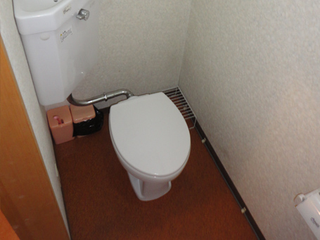 間取り変更前の狭いトイレ