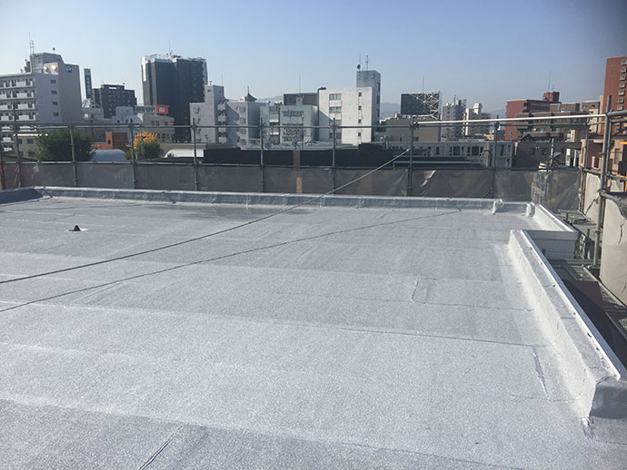 屋上完成