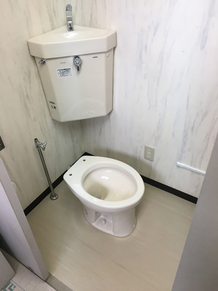 便器・タンク設置②