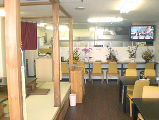 完成した餃子店