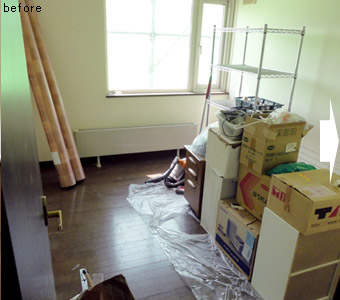 施工前の二階