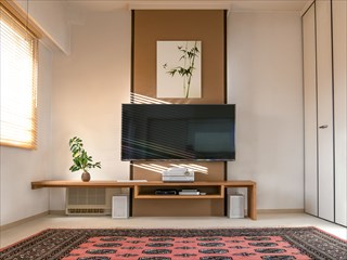 1tatami Wall hanging ～畳表deテレビボード 