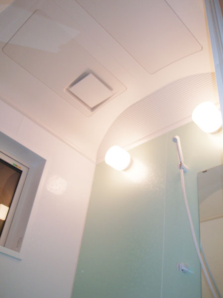 浴室完成　ドーム型の天井