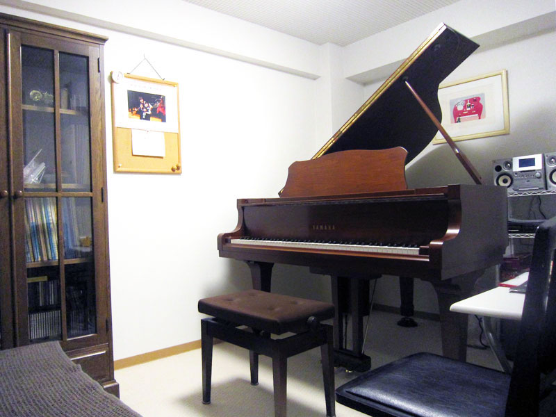 施工完了したピアノ教室
