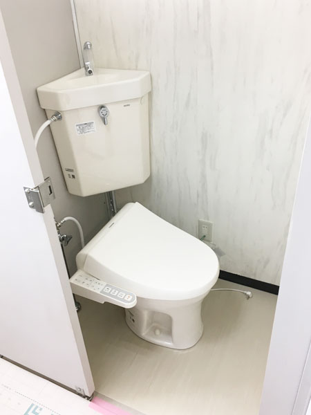 洋式になったトイレ