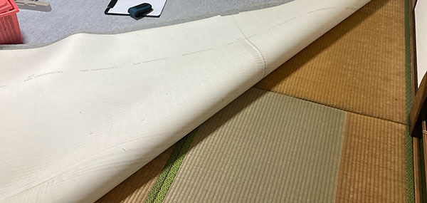 施工前の畳の状態