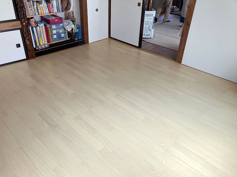 施工後の和室別方向から撮影