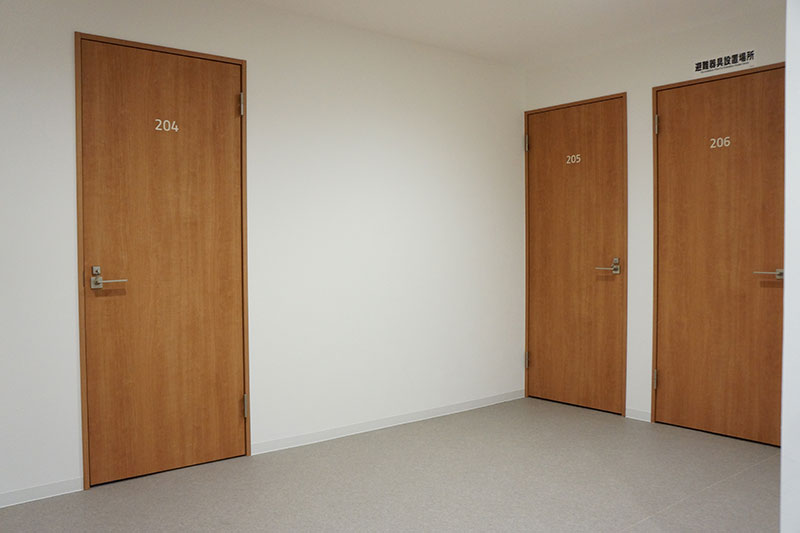 ２階客室入り口付近
