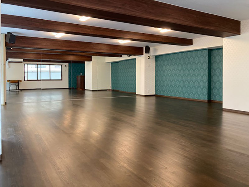 ダンススタジオオープン工事施工後