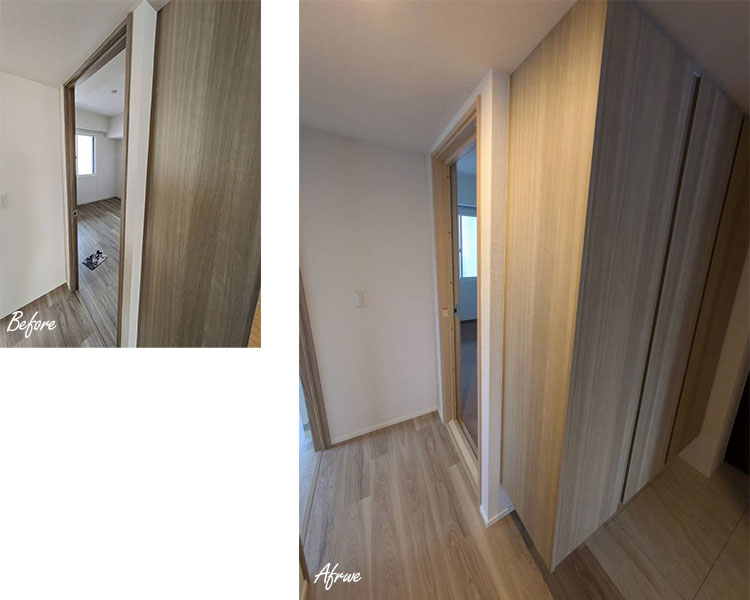 防音工事施工前後の様子④