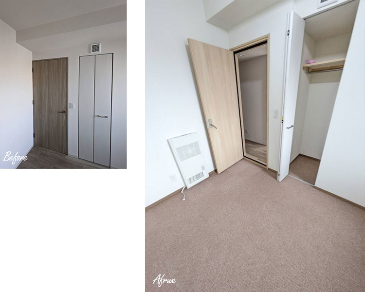 防音工事施工前後の様子③