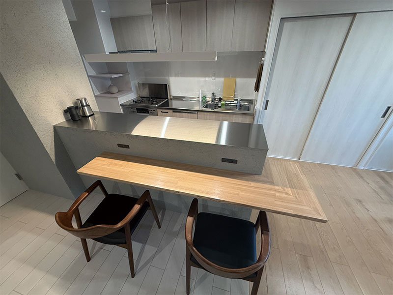 施工後カウンター周り