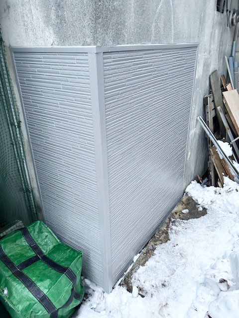 透湿・防水シート施工後