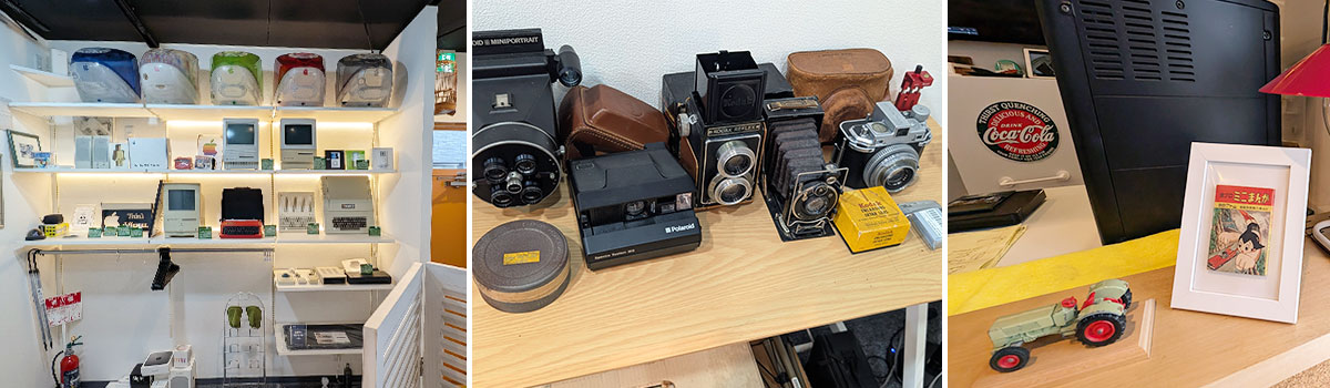 ギャラリーの展示品